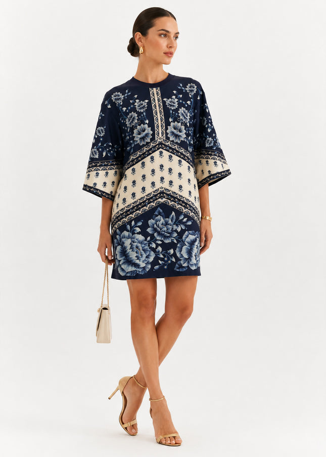 Vestido Farm T-shirt Big Estampado Nara