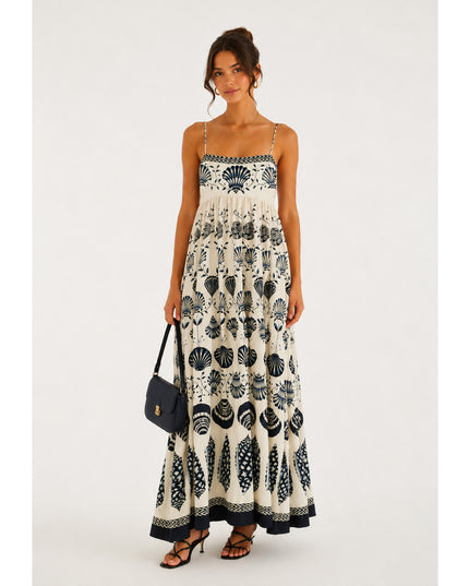 Vestido Farm Midi Sonho De Concha