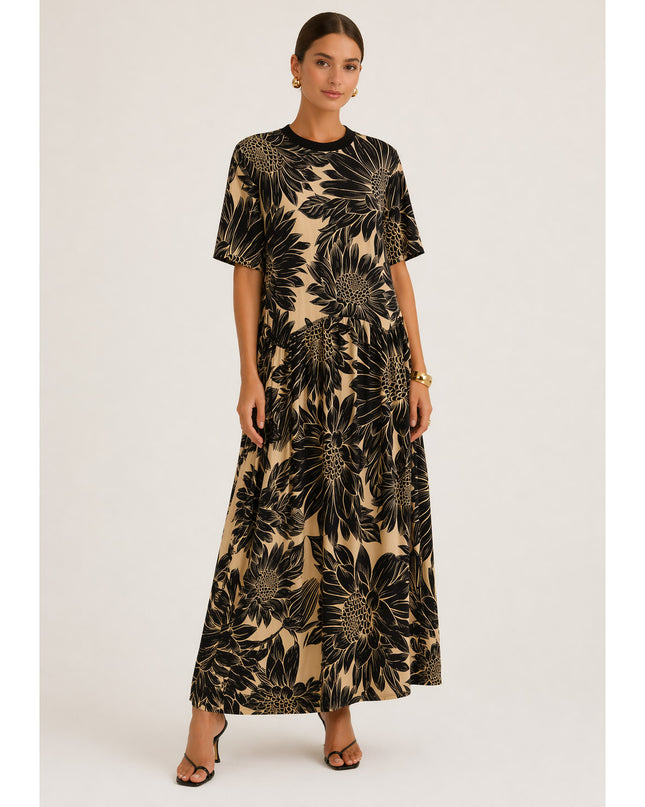 Vestido Farm Recorte Lia Flor