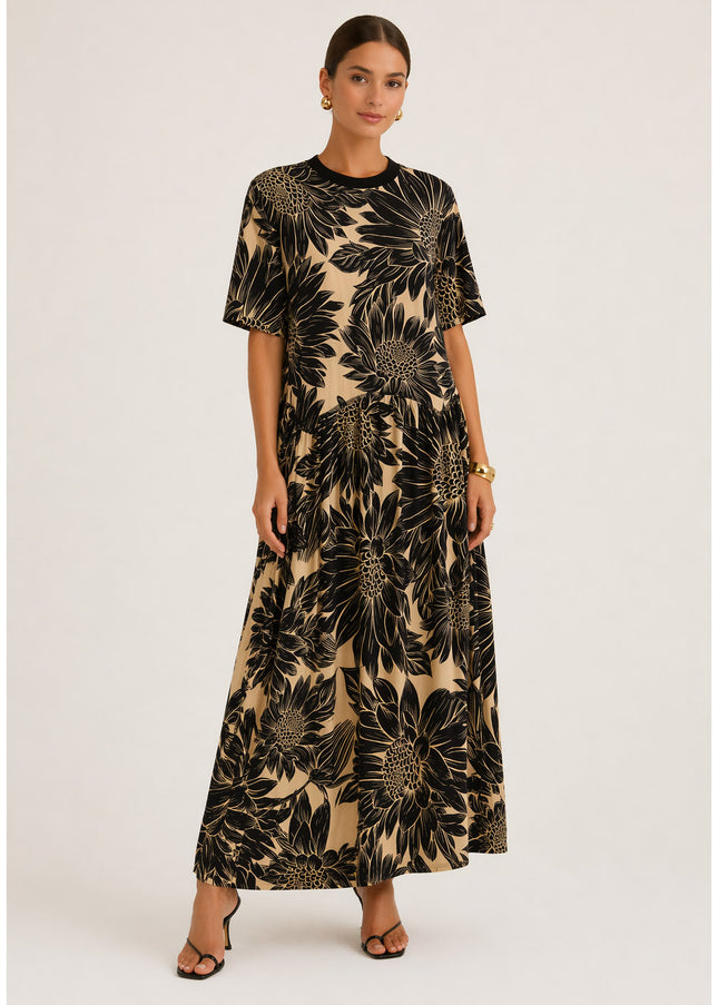 Vestido Farm Recorte Lia Flor