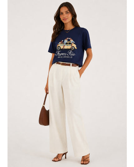 Blusa Farm T-shirt Média Taxi Araras