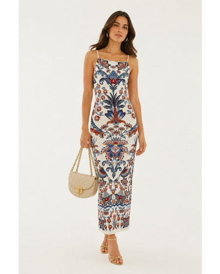Vestido Farm Alças Encanto Boho