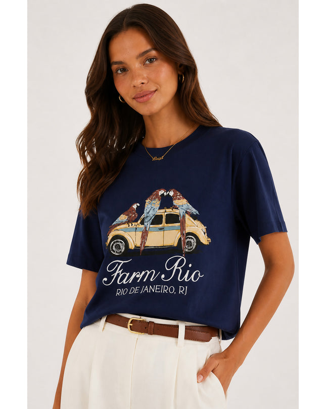 Blusa Farm T-shirt Média Taxi Araras