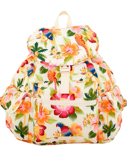 Bolsa Farm Pipoca Praia Floral Havaiano