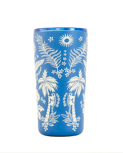 Copo Farm Glub 500ml Praia Lenço Tropical