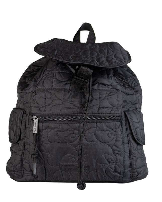 MOCHILA FARM PUFFER PIPOQUINHA PRETA