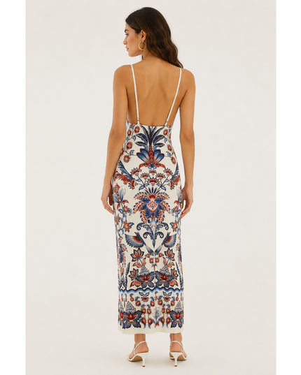 Vestido Farm Alças Encanto Boho