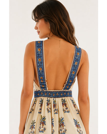 Vestido Farm Curto Estampado Luna