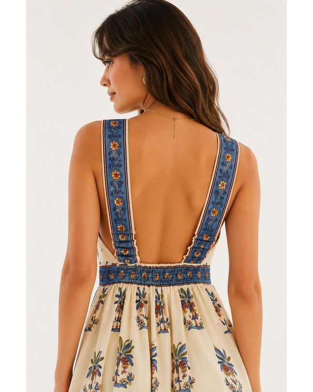 Vestido Farm Curto Estampado Luna