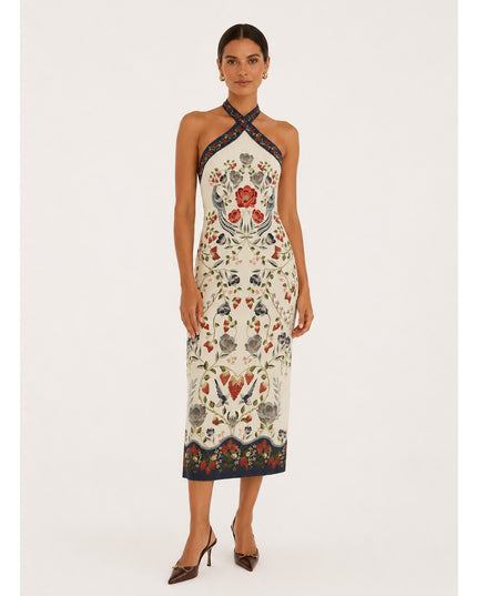 Vestido Farm Midi Sonho De Morango