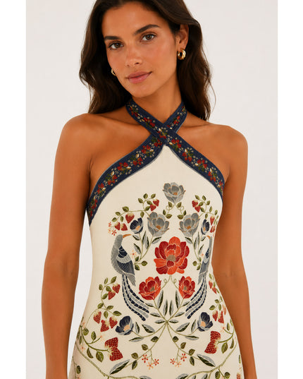 Vestido Farm Midi Sonho De Morango