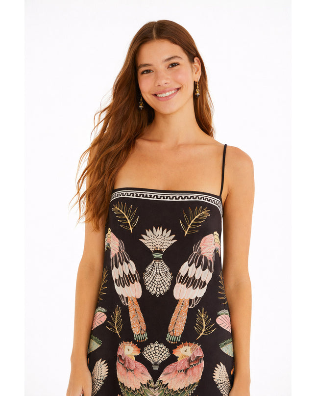 Vestido Farm Longo Recanto dos Passaros