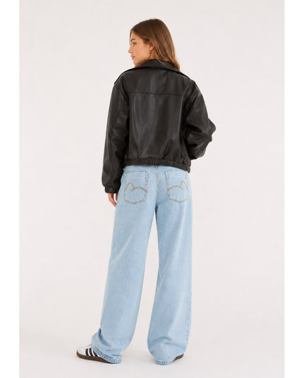 Calça Farm Cintura Média Classica Reta