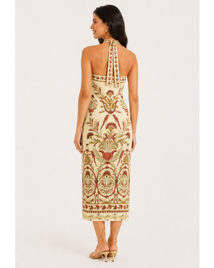 Vestido Farm Midi Jardim Louise