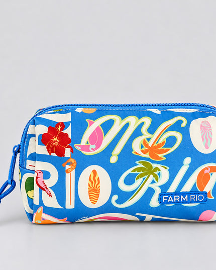 Maxi Necessaire Farm Ora Bolas P Praia Estampada