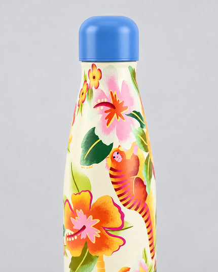 Garrafa Farm Glub Glub 500ml Praia Floral Havaino