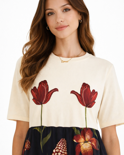 Vestido Farm Midi Selva de Flor