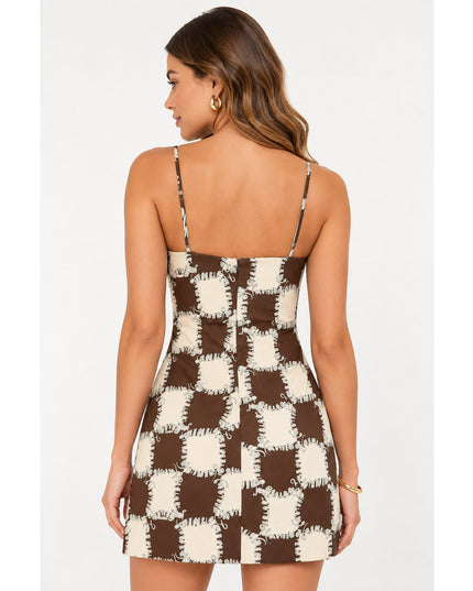 Vestido Farm Curto Estampado Ritmo Carioca