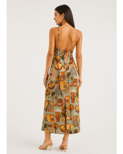 Vestido Farm Alcinhas Boemia
