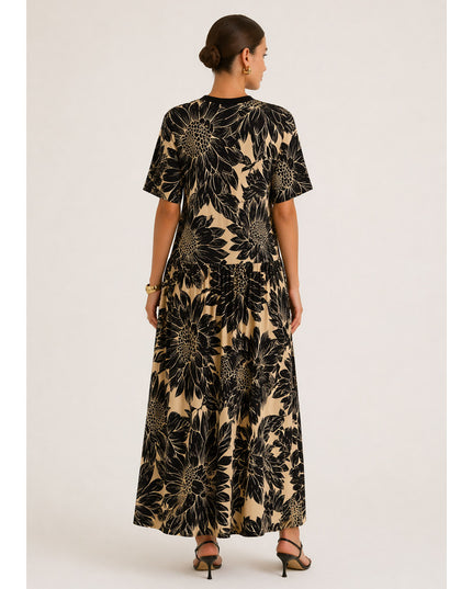 Vestido Farm Recorte Lia Flor