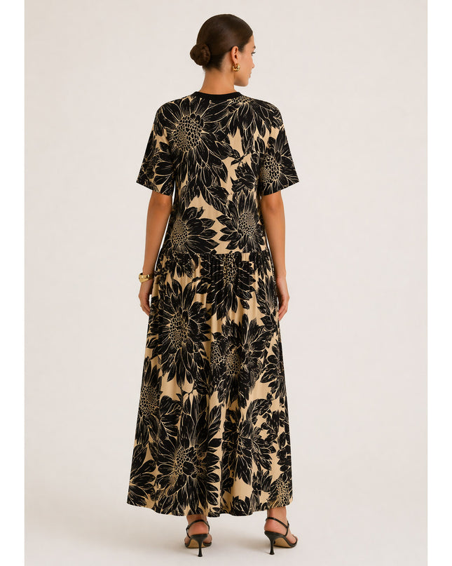 Vestido Farm Recorte Lia Flor