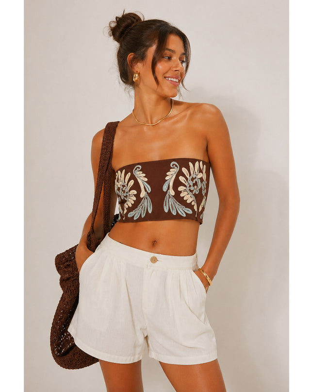 Top Reto Estampado Coletânea Tropical