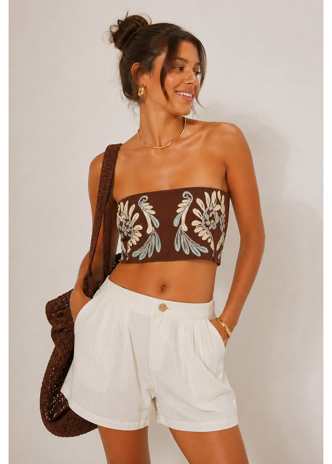 Top Reto Estampado Coletânea Tropical