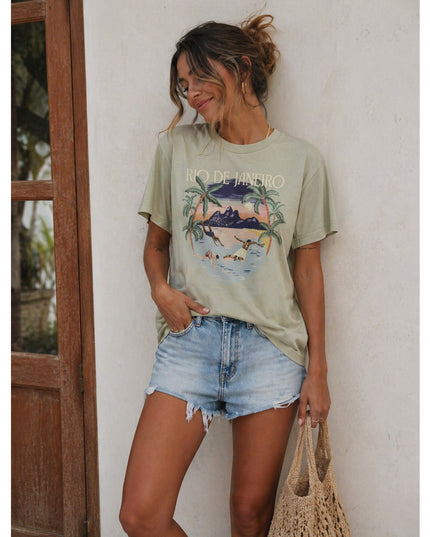 Tshirt Fit Farm Rio Mergulho da Tarde