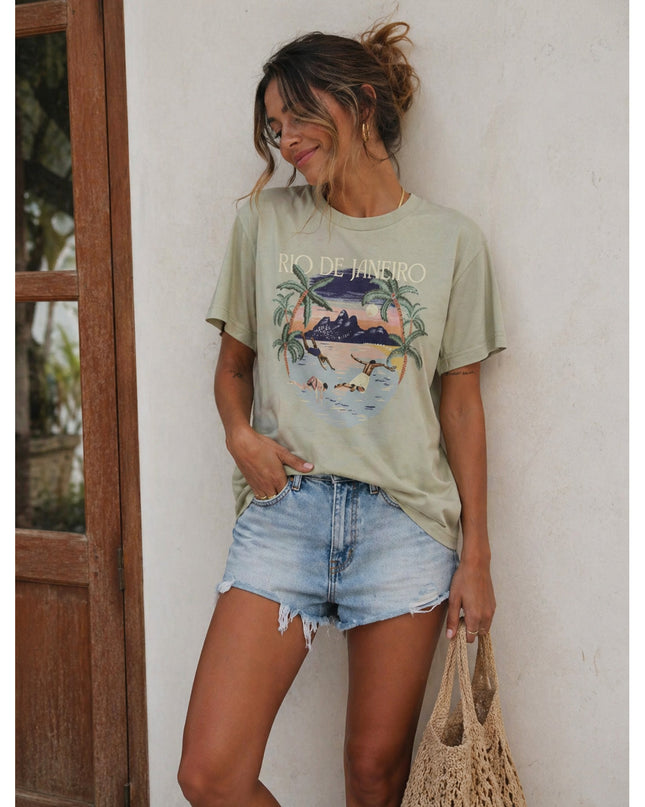 Tshirt Fit Farm Rio Mergulho da Tarde
