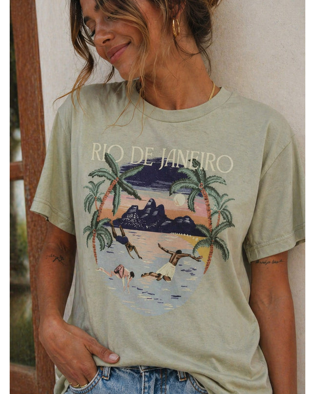 Tshirt Fit Farm Rio Mergulho da Tarde