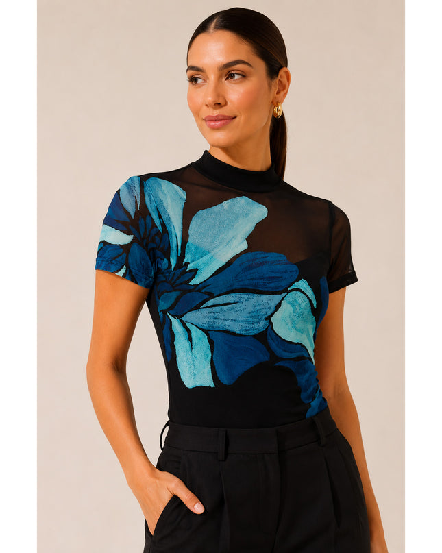 Blusa Farm Tule Jardim De Amora