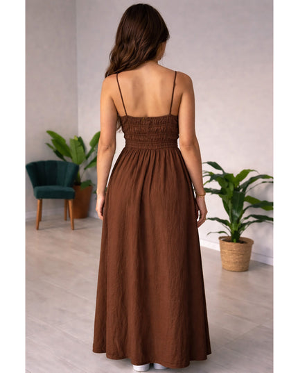 Vestido Farm Alcinhas Midi