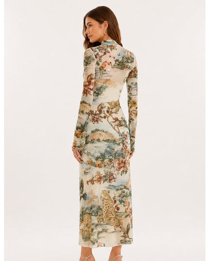 Vestido Farm Tule Vistas Do Rio