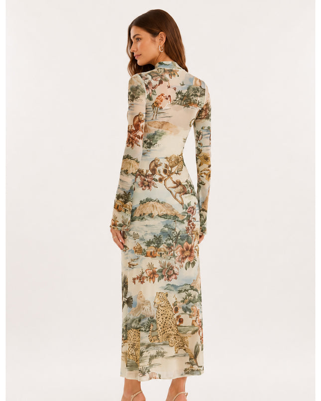 Vestido Farm Tule Vistas Do Rio