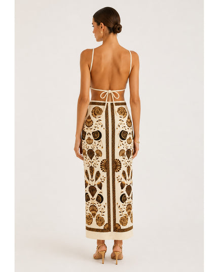 Vestido Farm Midi Sonho De Concha