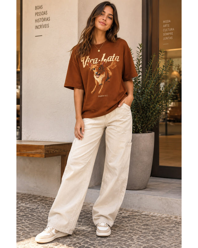 T-Shirt Farm Media Vira Lata Raposinha