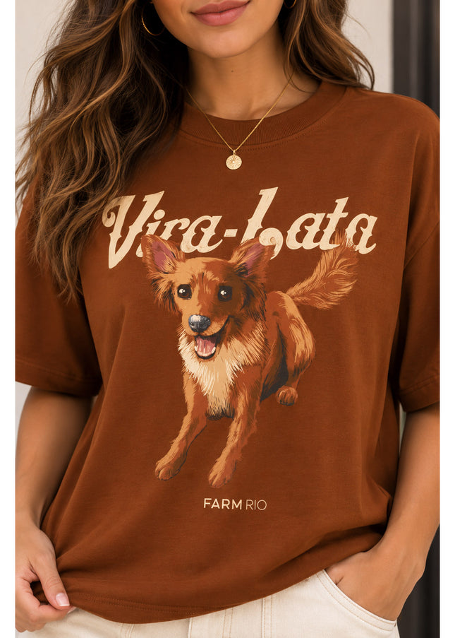 T-Shirt Farm Media Vira Lata Raposinha