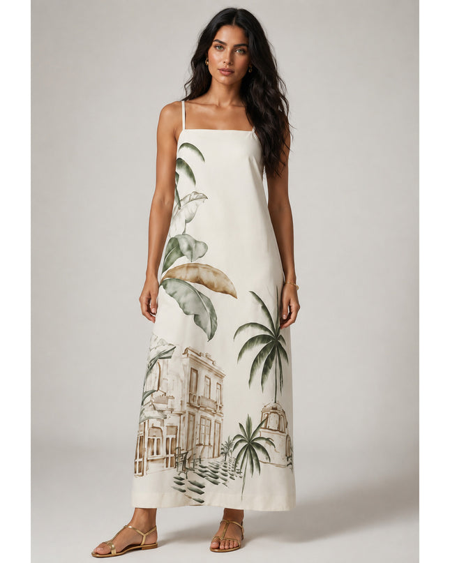 Vestido Farm Midi Estampado Teresa