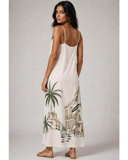 Vestido Farm Midi Estampado Teresa