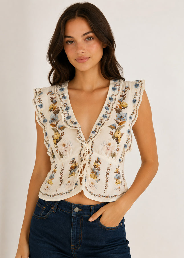 Blusa Farm Estampada Ana Clara