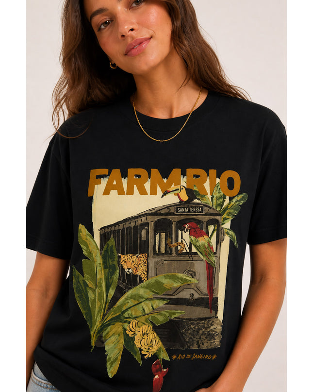 T-Shirt Media Bonde Lotado Preta