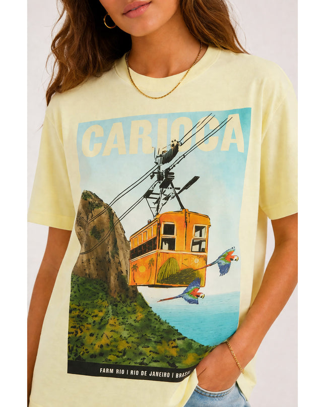 T-shirt Media Paisagem Carioca Bondinho