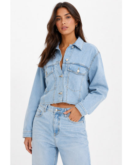 Jaqueta Farm Jeans Cropped