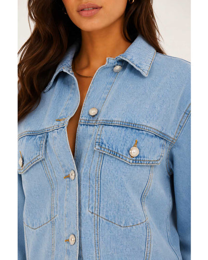 Jaqueta Farm Jeans Cropped