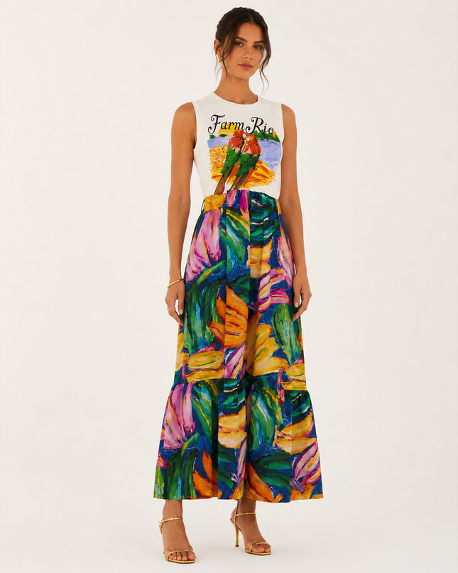 Vestido Farm Combinho Araras Namorando