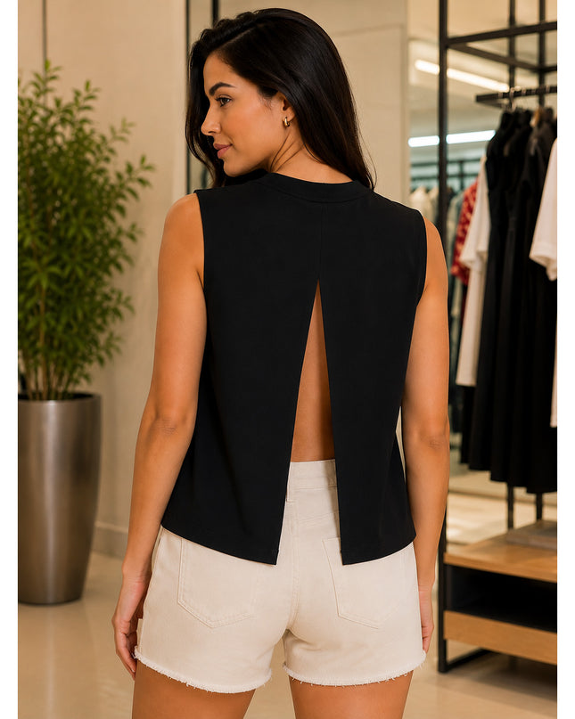 Regata Farm Cropped Bananas Richillieu Preto