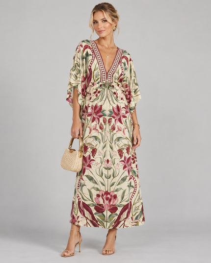 Vestido Farm Jardim Vitral