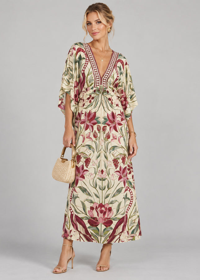 Vestido Farm Jardim Vitral