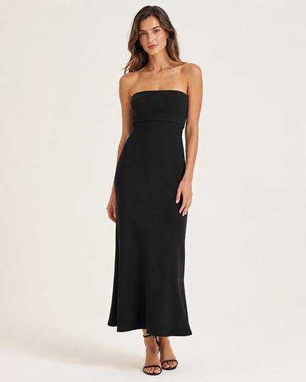 VESTIDO FARM MIDI VIRA SEM ALCA