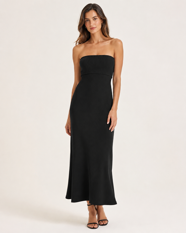 VESTIDO FARM MIDI VIRA SEM ALCA